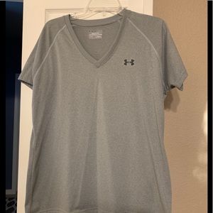 Workout short sleeve shirt moisture wicking